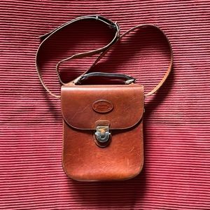 Vintage leather Oroton cross body bag
